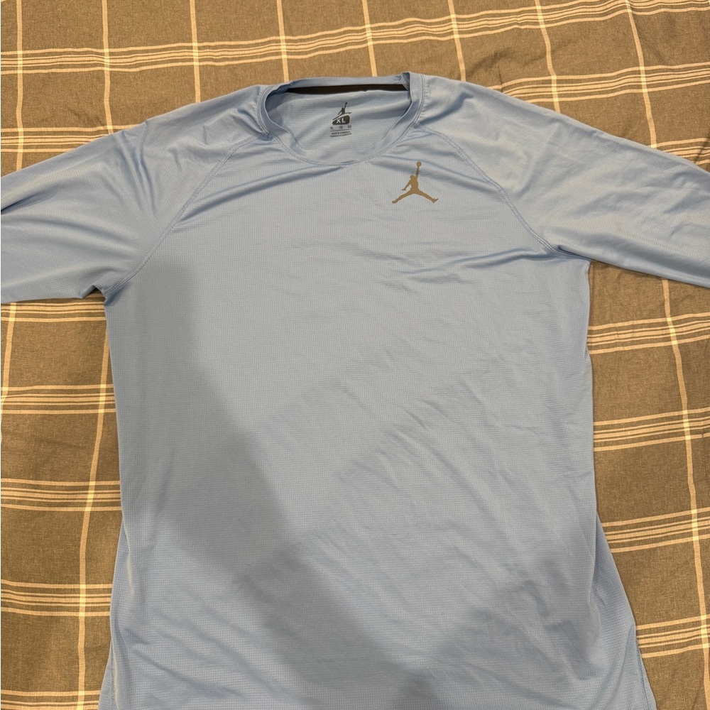 Jordan Men's UNC Football Long Sleeve Tee